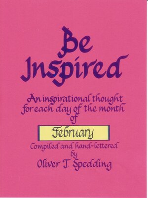 cover image of Be Inspired--February